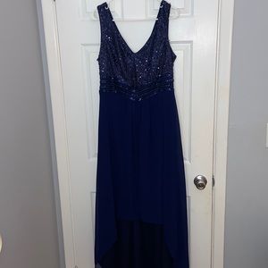 Navy Blue Prom Dress